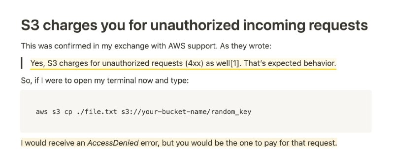 https://laisky.notion.site/How-an-empty-S3-bucket-can-make-your-AWS-bill-explode-ba9daae3dee741268372aa745d6a4c37?pvs=4这太吓人了