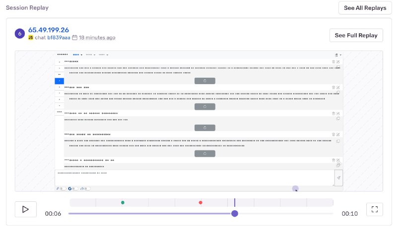 https://sentry.io/ 真是个好东西啊，上次用还是差不多十年前，那时候用来记录后台错误日志