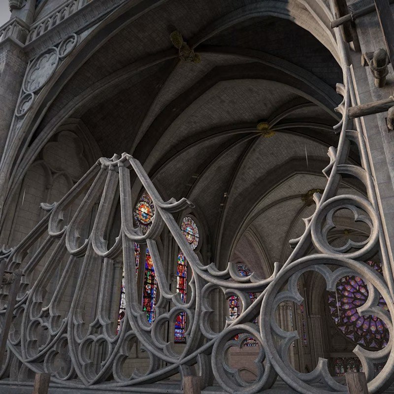 昨晚去观赏了《eternal Notre-Dame》，以 VR 的形式身临其境体验巴黎圣母院的历史