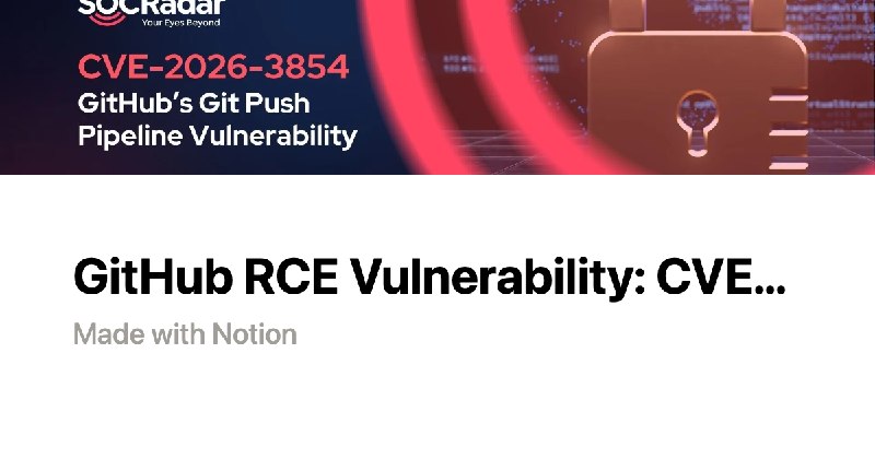 GitHub RCE Vulnerability: CVE-2026-3854 Breakdown | Wiz Blog | Notion